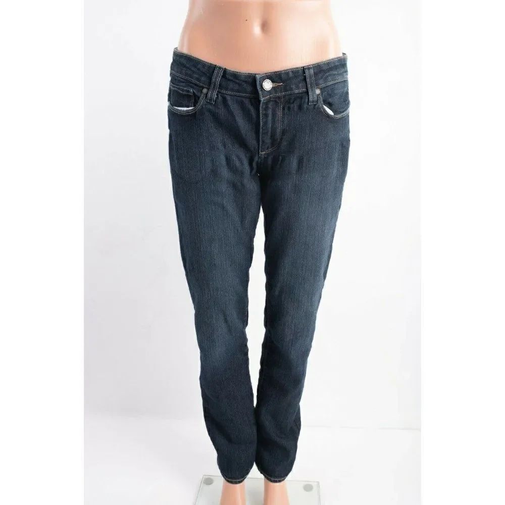 Paige Womens Skyline Skinny Jeans Sz 29 X 30 Blue